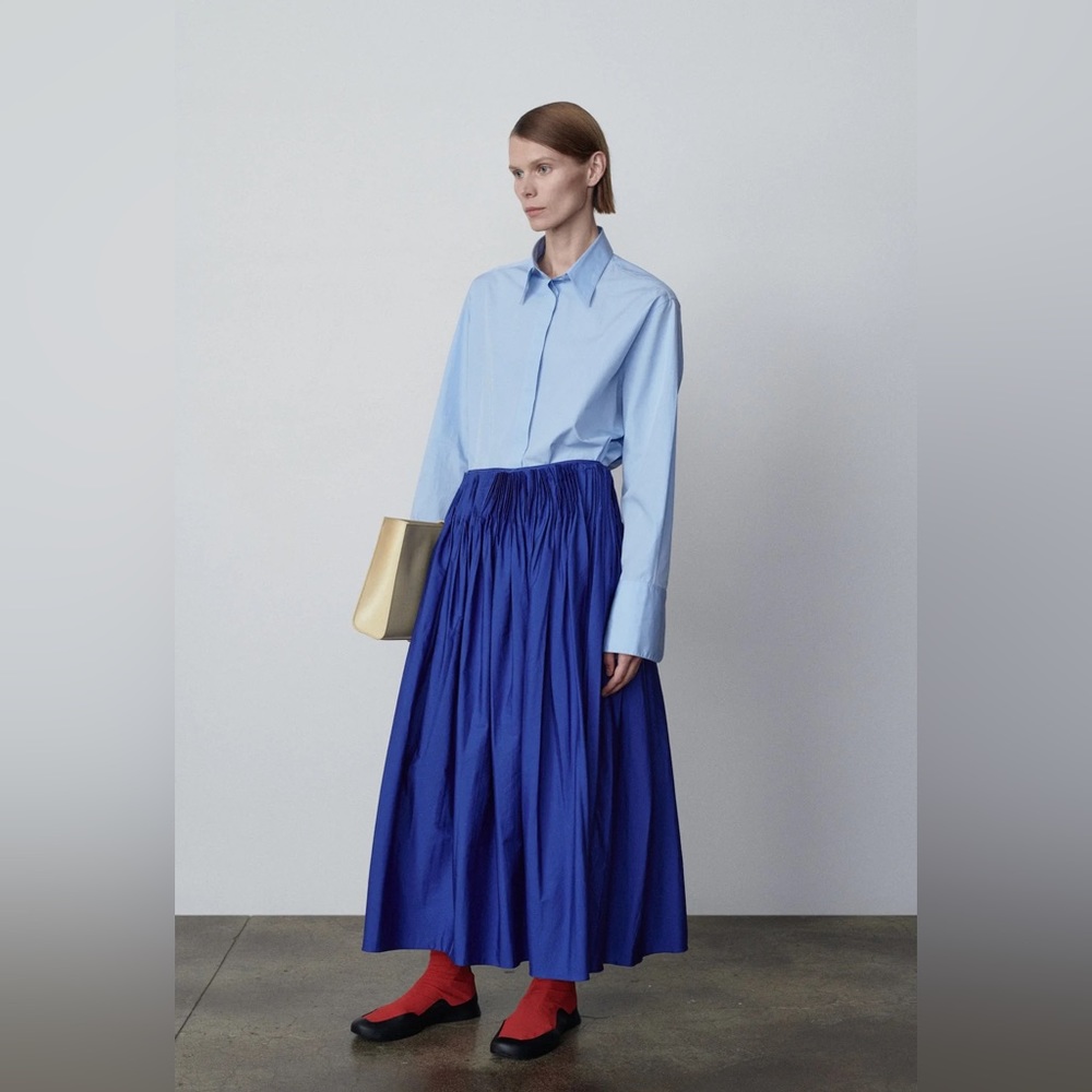 NWT The Row Ruth Skirt in Cotton $2,690 sz 4 sz 8